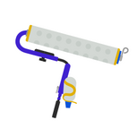 A transparent image of the vanilla Splat Roller main weapon from the video game Splatoon 3.